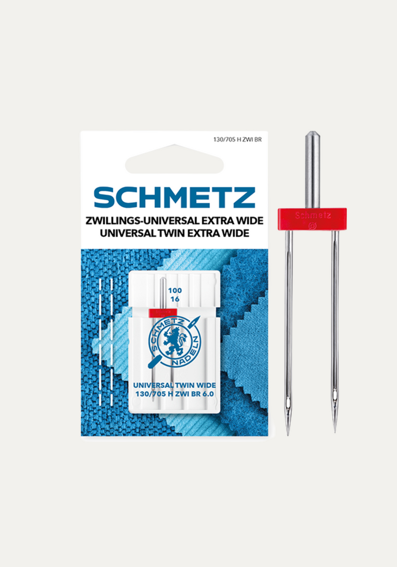 SCHMETZ Universal Twin Needle – 3.0/90 or 6.0/100