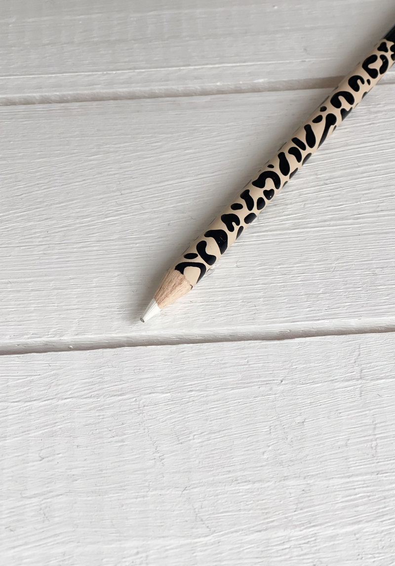 Leopard BOHIN white chalk pencil - 17 cm