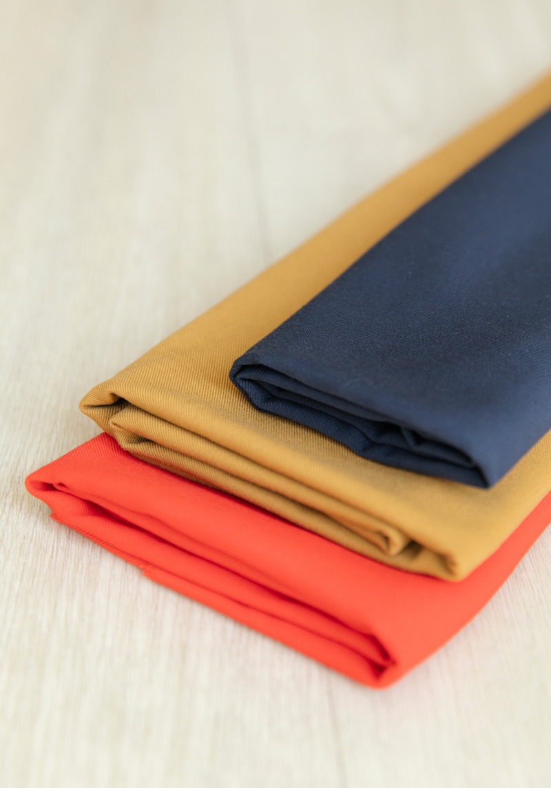 Plain viscose twill fabric - Multiple colors