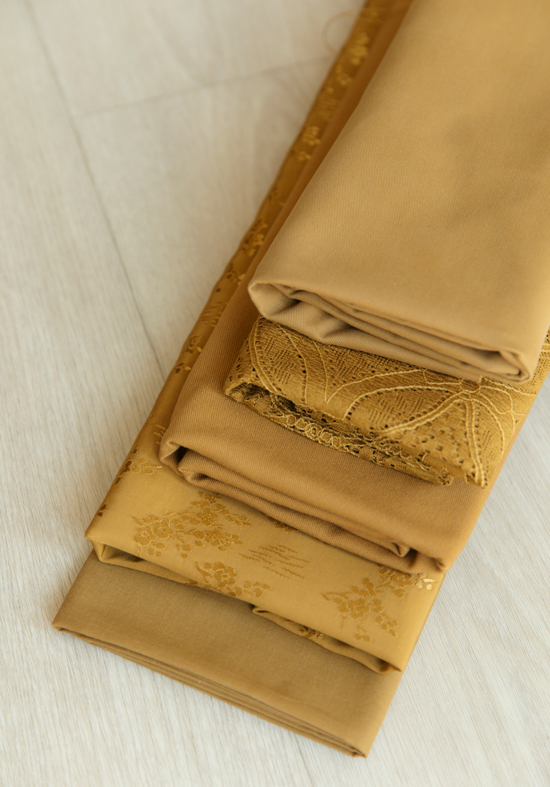 Tissu gabardine Cumin - par 10 cm