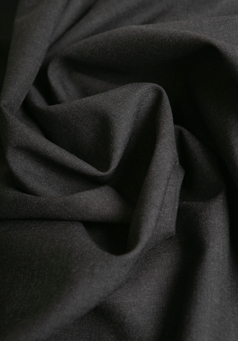 Tissu lainage tailleur 100% laine Anthracite