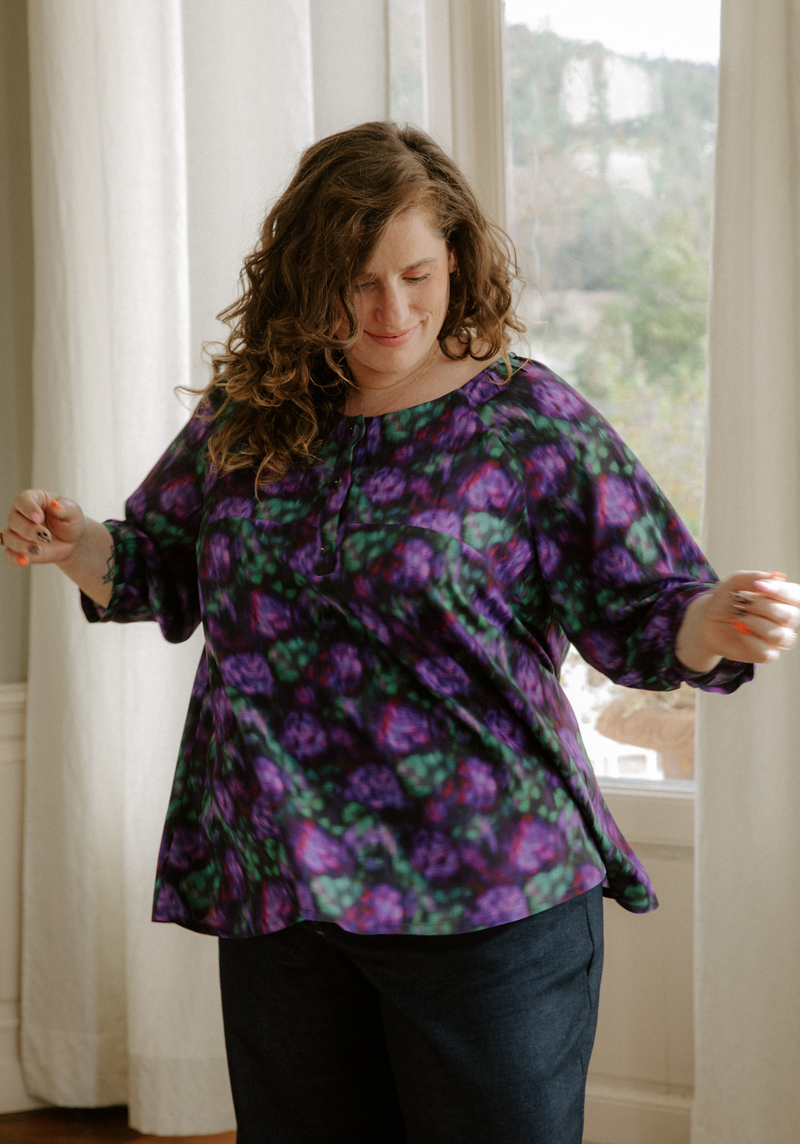 Hespéride blouse sewing pattern - Pouch pattern