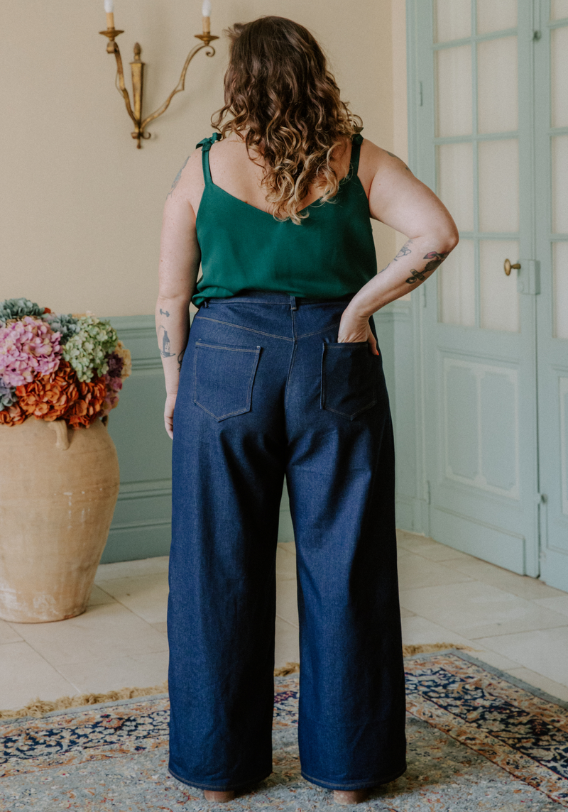 Ronsard pants sewing pattern - Pocket pattern