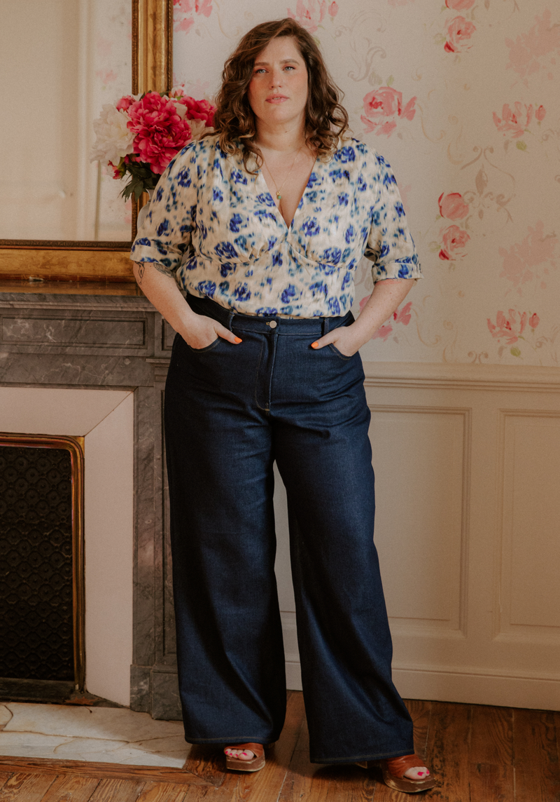 Ronsard pants sewing pattern - Pocket pattern