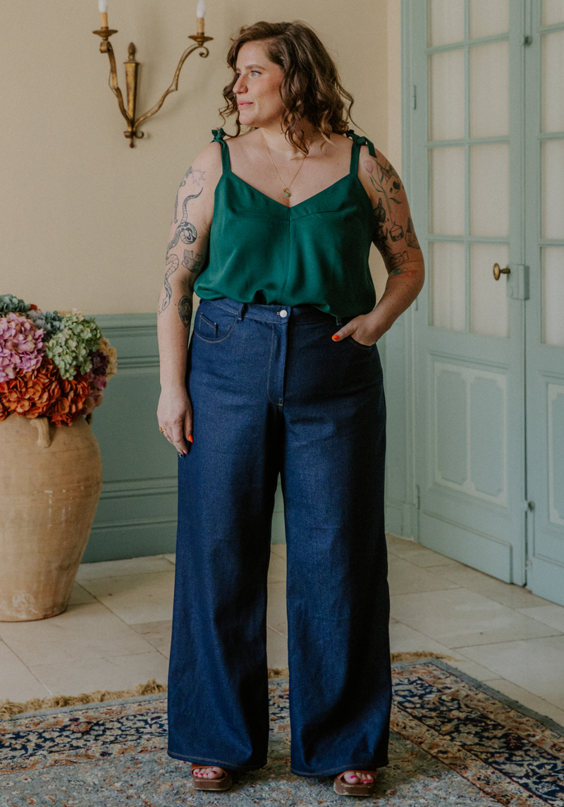 Ronsard pants sewing pattern - Pocket pattern