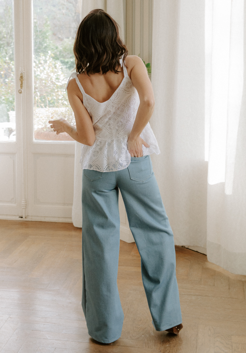 Ronsard pants sewing pattern - Pocket pattern