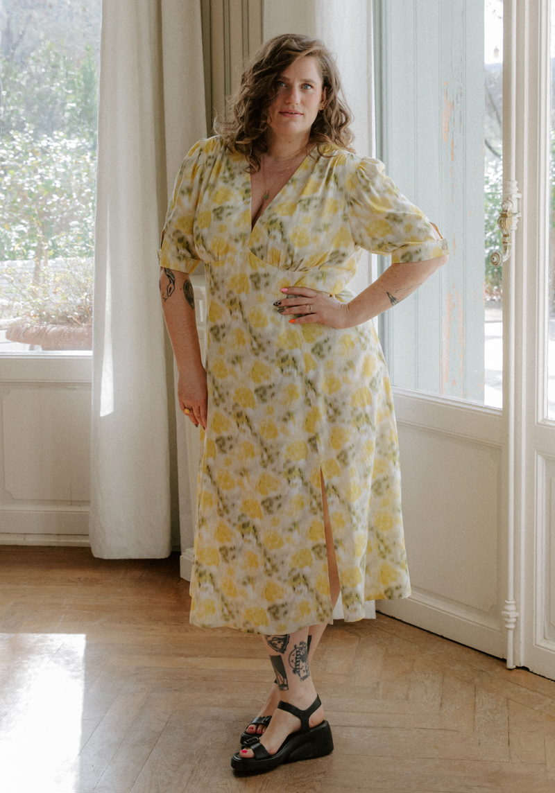 Rosalie dress sewing pattern - Pouch pattern