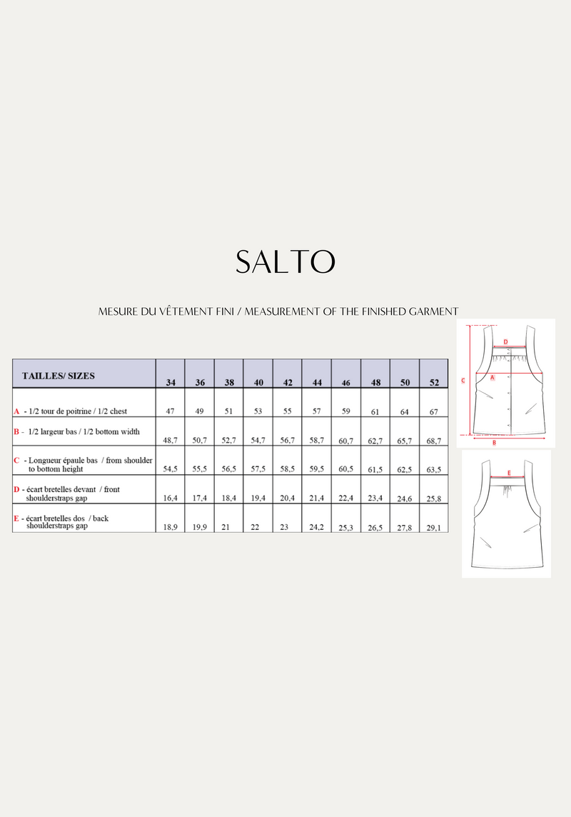 Patron couture short Grand Bain / PDF (A4, A3, A0, US Letter) - Cadres, Calques par Taille, Vidéoprojection