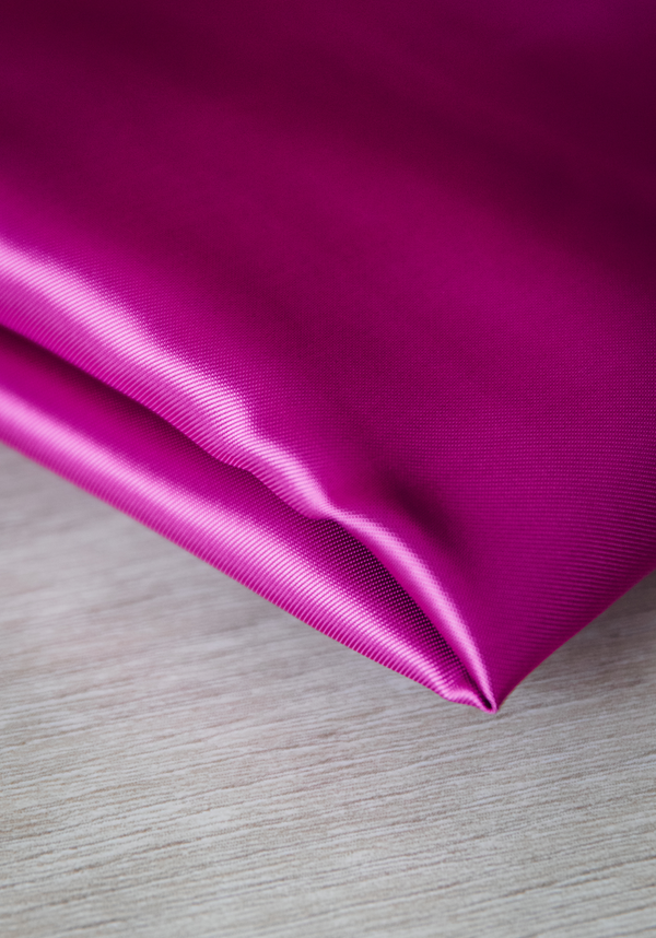 COUPON 90 cm - Tissu doublure pour manteau et veste - Fuchsia