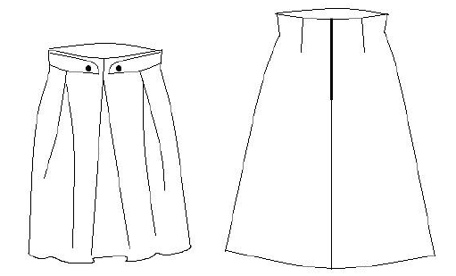 Suzie skirt sewing pattern / PDF (A4, A3, A0, US Letter) - Frames, Layers by Size, Video projection